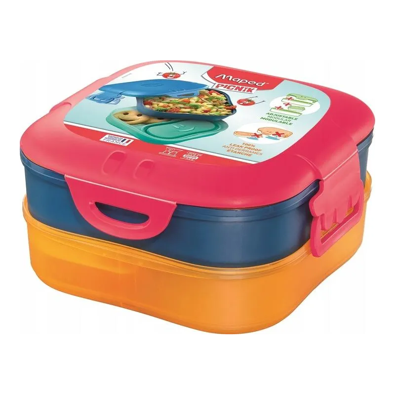 MODUŁOWY LUNCHBOX POJEMNIK NA ŻYWNOŚĆ MAPED PICNIK 1,2L