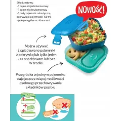 MODUŁOWY LUNCHBOX POJEMNIK NA ŻYWNOŚĆ MAPED PICNIK 1,2L