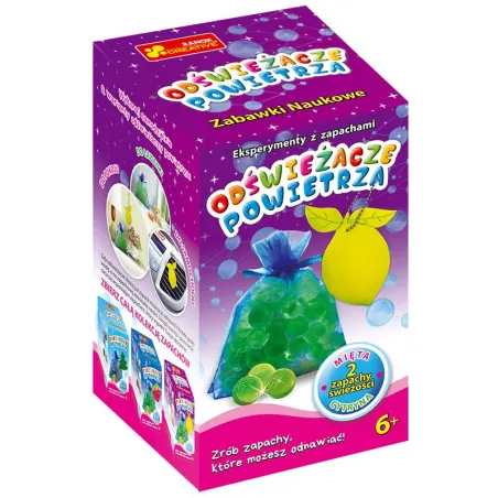 ODŚWIEŻACZE POWIETRZA MIĘTA I CYTRYNA ZESTAW KREATYWNY RANOK-CREATIVE 6+