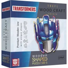 PUZZLE DREWNIANE 500 ELEMENTÓW AUTOBOT OPTIMUS PRIME TREFL 10+
