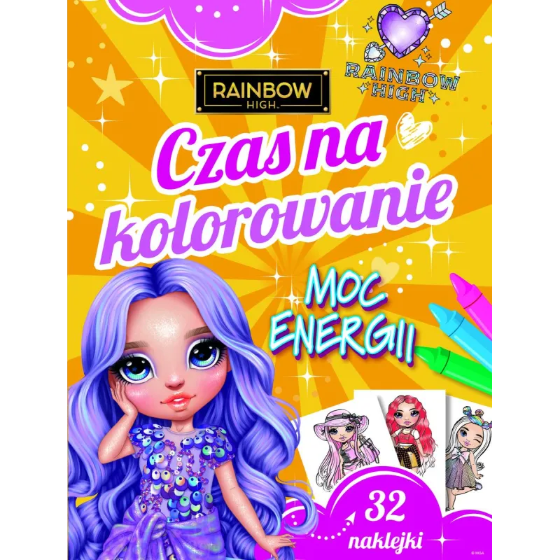 RAINBOW HIGH. CZAS NA KOLOROWANIE. MOC ENERGII RAINBOW HIGH. CZAS NA KOLOROWANIE. MOC ENERGII