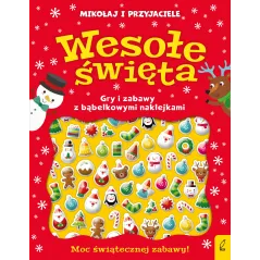 WESOŁE ŚWIĘTA WYPUKŁE NAKLEJKI - Wilga