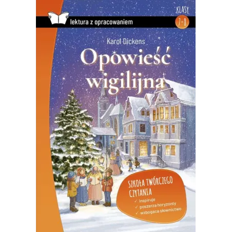 OPOWIEŚĆ WIGILIJNA LEKTURA Z OPRACOWANIEM Dickens Charles - SBM
