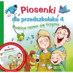 PIOSENKI DLA PRZEDSZKOLAKA 4 + CD Zawadzka Danuta - Skrzat