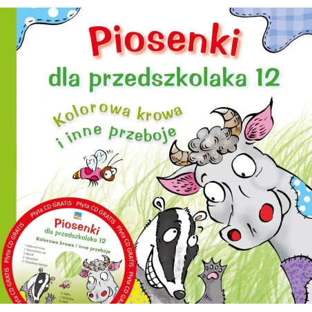PIOSENKI DLA PRZEDSZKOLAKA 12 + CD Zawadzka Danuta - Skrzat