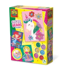 OBRAZKI DO OZDABIANIA KORALIKAMI ZESTAW KREATYWNY SES CREATIVE 6++