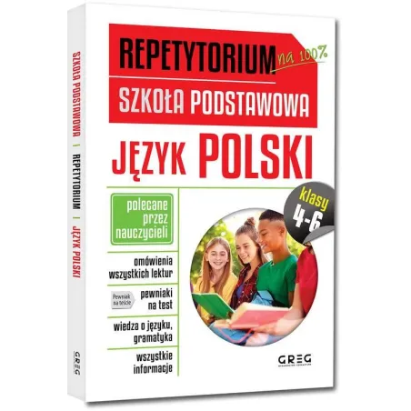 Język Polski. Repetytorium Szkoła Podstawowa 4-6 Język Polski. Repetytorium Szkoła Podstawowa 4-6