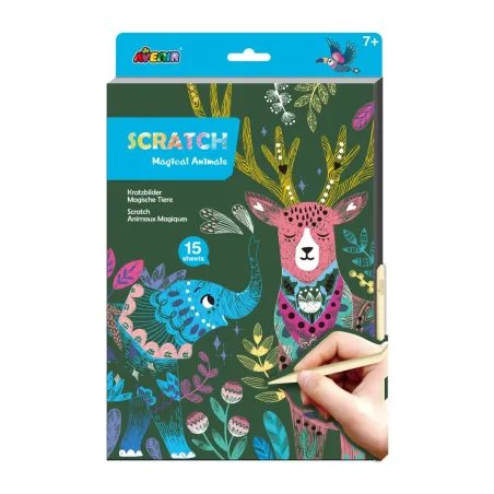 MAGICZNE ZWIERZĘTA. WYDRAPYWANKA A4 3+