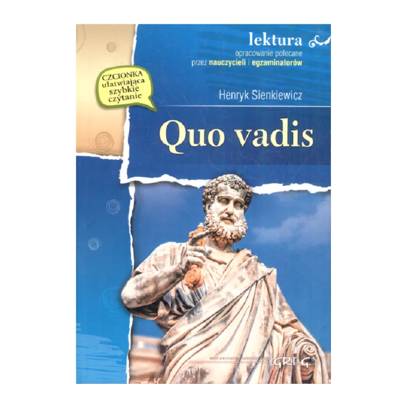 QUO VADIS Z OPRACOWANIEM Henryk Sienkiewicz - Greg QUO VADIS Z OPRACOWANIEM Henryk Sienkiewicz - Greg