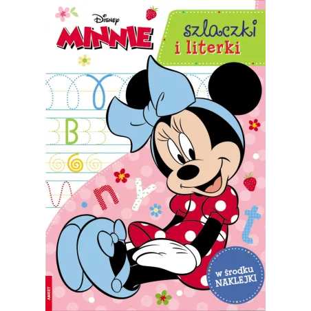 Disney Minnie. Szlaczki I Literki. Książeczka Z Naklejkami