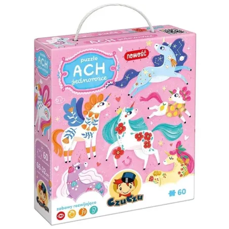 Ach Jednorożce Czuczu Puzzle 60 Elementów 4+