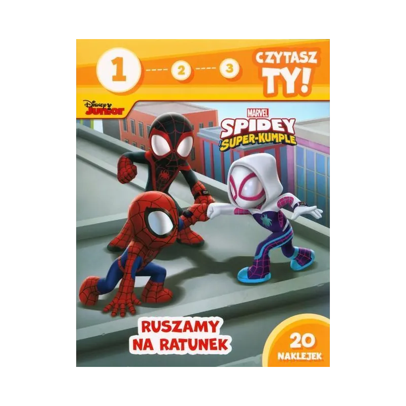 MARVEL SPIDEY I SUPER-KUMPLE. RUSZAMY NA RATUNEK. 1, 2, 3, CZYTASZ TY! MARVEL SPIDEY I SUPER-KUMPLE. RUSZAMY NA RATUNEK. 1, 2, 3, CZYTASZ TY!