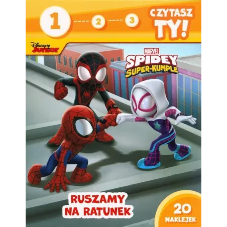 MARVEL SPIDEY I SUPER-KUMPLE. RUSZAMY NA RATUNEK. 1, 2, 3, CZYTASZ TY!