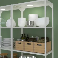 REFLEKTOR LED BIAŁY NA BATERIE DO PÓŁKI SZAFY NA DOTYK