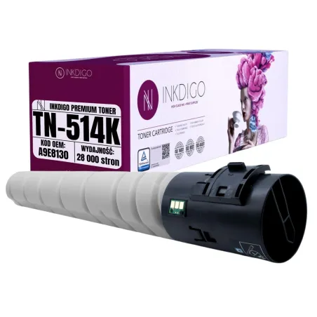 INKDIGO TN-514B TONER ZAMIENNY BLACK CZARNY DO BIZHUB C458/C558/C658