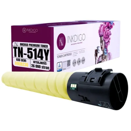 Inkdigo Tn-514Y Toner Zamienny Yellow Żóły Do Bizhub C458/C558/C658