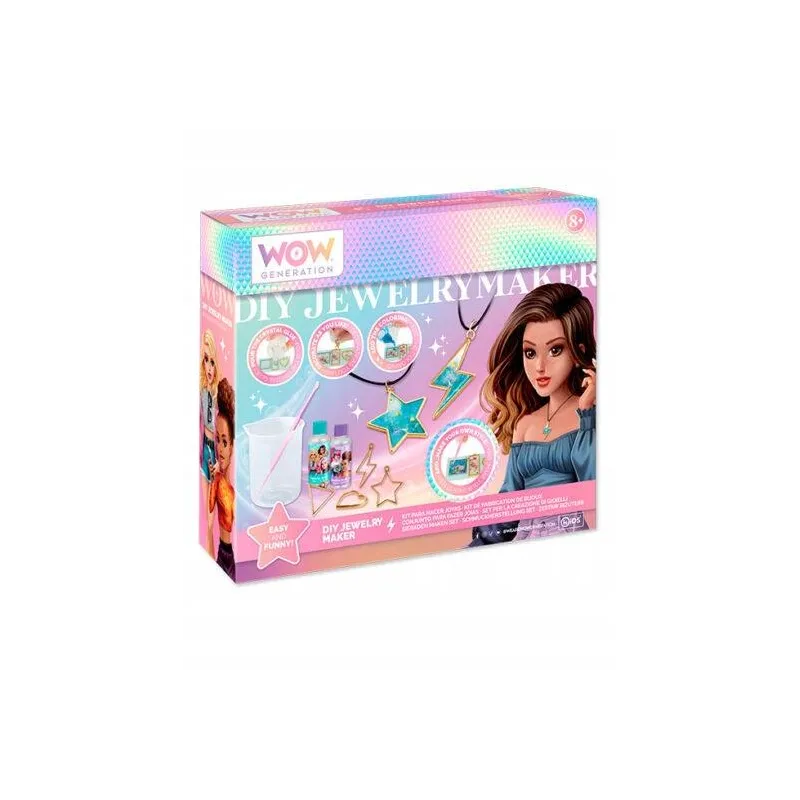 KREATYWNY ZESTAW BIŻUTERIA WOW GENERATION DO SAMODZIELNEGO TWORZENIA OZDÓB 8+