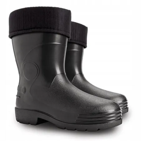 OCIEPLANE KALOSZE FARMER CZARNE Z WYJMOWANĄ WKŁADKĄ ROZMIAR 43 DEMAR