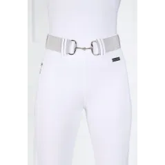 PASEK DAMSKI W PASKI SREBRNY GINNY