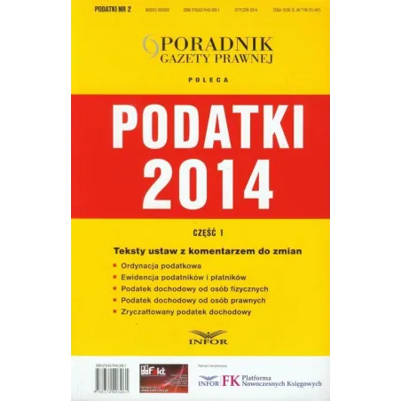 PODATKI 2014 + CD - Infor