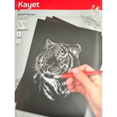 ZDRAPYWANKI ZWIERZĘTA A5 ZESTAW 6 WZORÓW KAYET