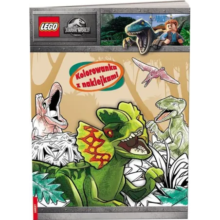 Lego Jurassic World Kolorowanka Z Naklejkami 5+