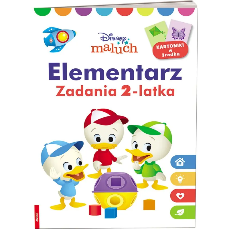 DISNEY MALUCH ELEMENTARZ ZADANIA 2-LATKA - Ameet