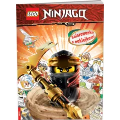 LEGO NINJAGO KOLOROWANKA Z NAKLEJKAMI 5+ - Ameet