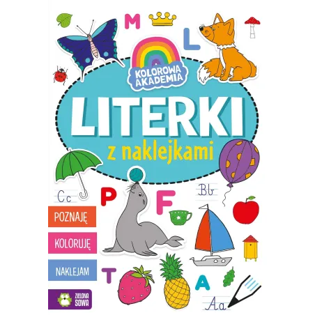 Literki Z Naklejkami. Kolorowa Akademia Literki Z Naklejkami. Kolorowa Akademia