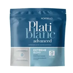 MONTIBELLO PLATIBLANC ADVANCED EXTREME BLOND 500G PROFESJONALNY ROZJAŚNIACZ DO 9 TONÓW
