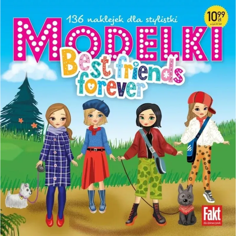 MODELKI. BEST FRIENDS FOREVER. KSIĄŻECZKA Z NAKLEJKAMI
