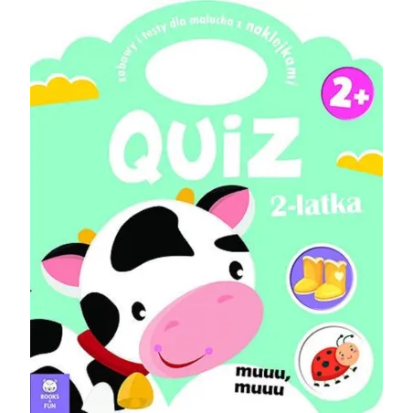 Krówka. Quiz 2-Latka Z Naklejkami