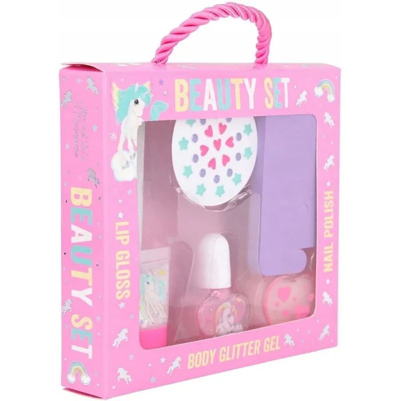 ZESTAW KOSMETYKÓW DLA DZIEWCZĄT YLVI I MINIMOOMIS Z BŁYSZCZYKIEM I LAKIERY 6+