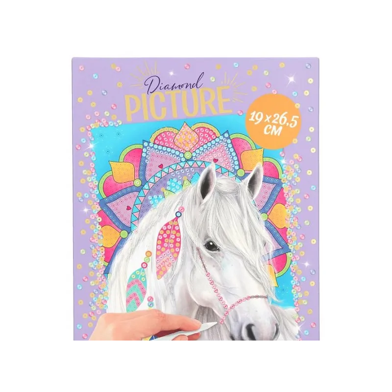 ZESTAW KREATYWNY Z CEKINAMI DIAMOND PICTURE MISS MELODY 5+