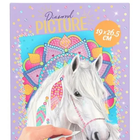 ZESTAW KREATYWNY Z CEKINAMI DIAMOND PICTURE MISS MELODY 5+