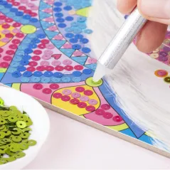 ZESTAW KREATYWNY Z CEKINAMI DIAMOND PICTURE MISS MELODY 5+