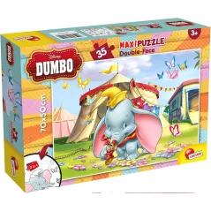 DUMBO 35 ELEMENTÓW PUZZLE DWUSTRONNE LISCIANI 3+