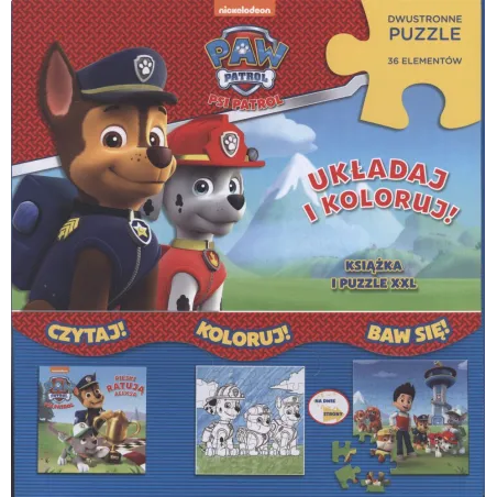 Psi Patrol Pieski Ratują Alaskę Układaj I Koloruj Psi Patrol Pieski Ratują Alaskę Układaj I Koloruj