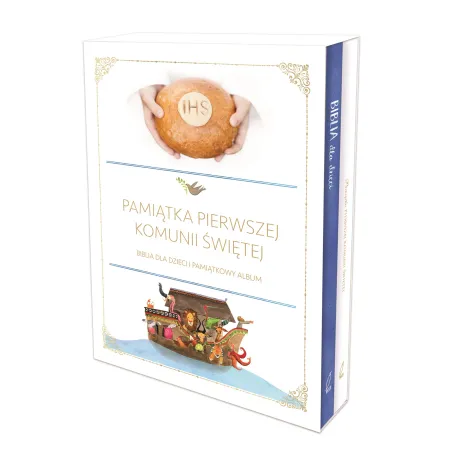 Biblia + Pamiątka I Komunii Świętej Pakiet Komunijny Biblia + Pamiątka I Komunii Świętej Pakiet Komunijny