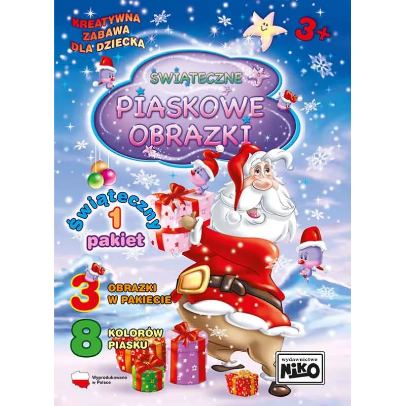ŚWIĄTECZNE PIASKOWE OBRAZKI 3+ - NIKO ŚWIĄTECZNE PIASKOWE OBRAZKI 3+ - NIKO