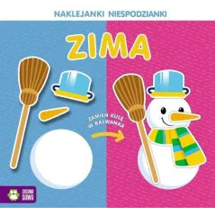 NAKLEJANKI NIESPODZIANKI ZIMA 4+ - Zielona Sowa