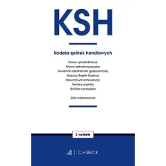 KODEKS SPÓŁEK HANDLOWYCH - C.H.Beck