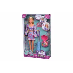 STEFFI LOVE MODNA LALKA 29 CM ZAPLATACZ I 20 KORALIKÓW 3+