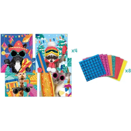 Fotomozaiki Zwierzaki Podróżniaki Creativ Zestaw Kreatywny 5+