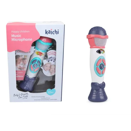 INTERAKTYWNY MIKROFON DLA MALUCHA Z EFEKTAMI ŚWIETLNYMI I DŹWIĘKOWYMI 12M+