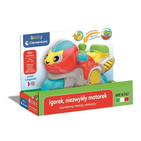 Igorek Niezwykły Motorek  Zabawka Interaktywna Baby Clementoni 10M+