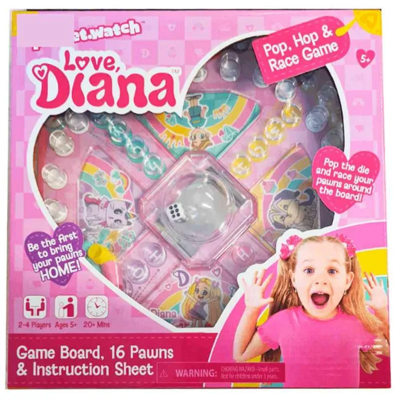 LOVE DIANA CHIŃCZYK GRA DLA DZIECI 2-4 GRACZY 5+ LOVE DIANA CHIŃCZYK GRA DLA DZIECI 2-4 GRACZY 5+