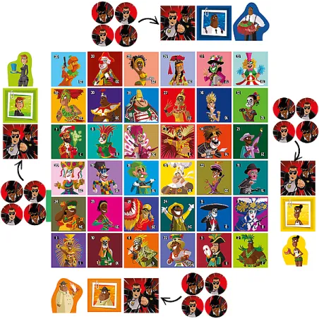 Pod Przykrywką Gra Planszowa Obserwacji I Dedukcji Karnavał Rio 8+