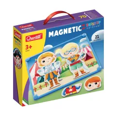 PUZZLE MAGNETYCZNE MAGNETIC DRESS UP KARNAWAŁ QUERCETTI 21 ELEMENTÓW 3+