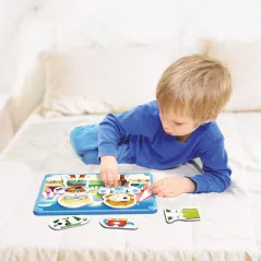 PUZZLE MAGNETYCZNE MAGNETIC DRESS UP KARNAWAŁ QUERCETTI 21 ELEMENTÓW 3+